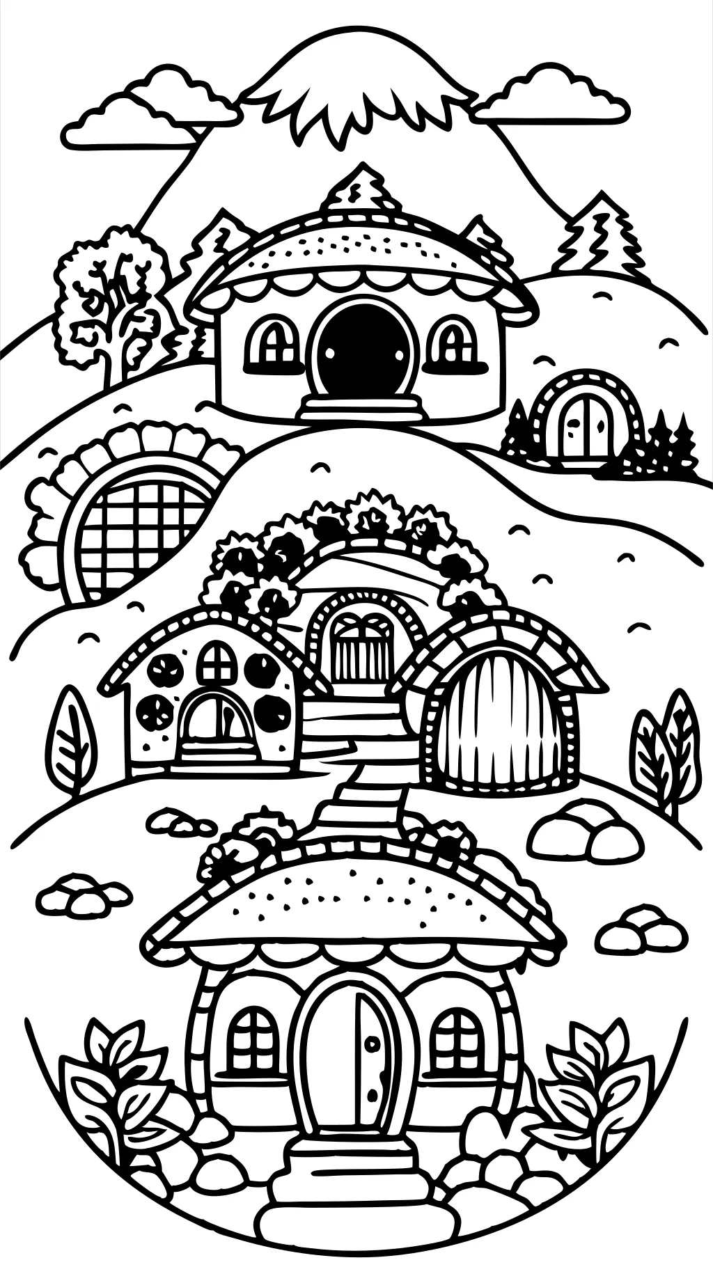 páginas para colorear de Hobbit